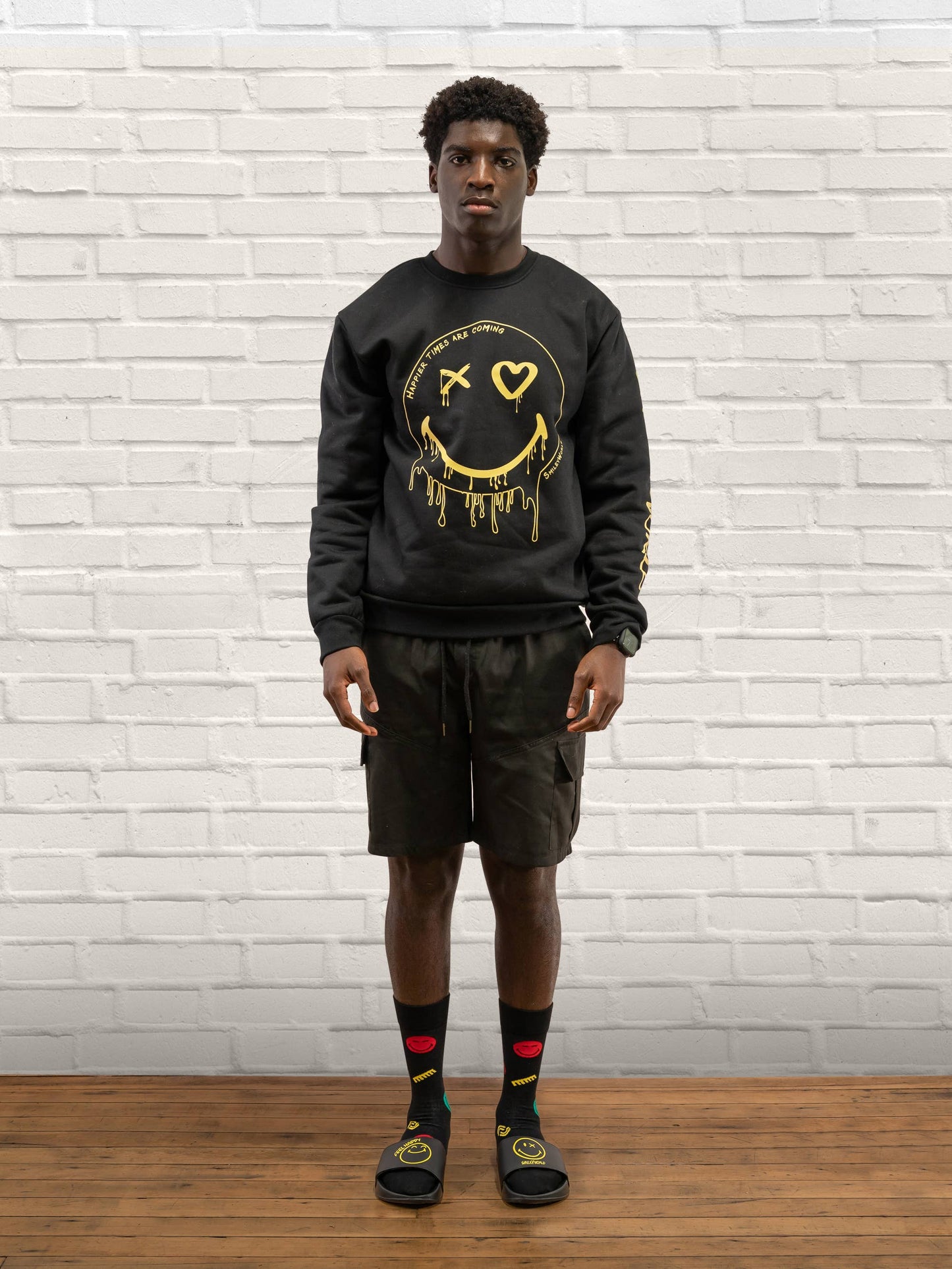 Adinkra SmileyWorld™ Afropop Socks: L