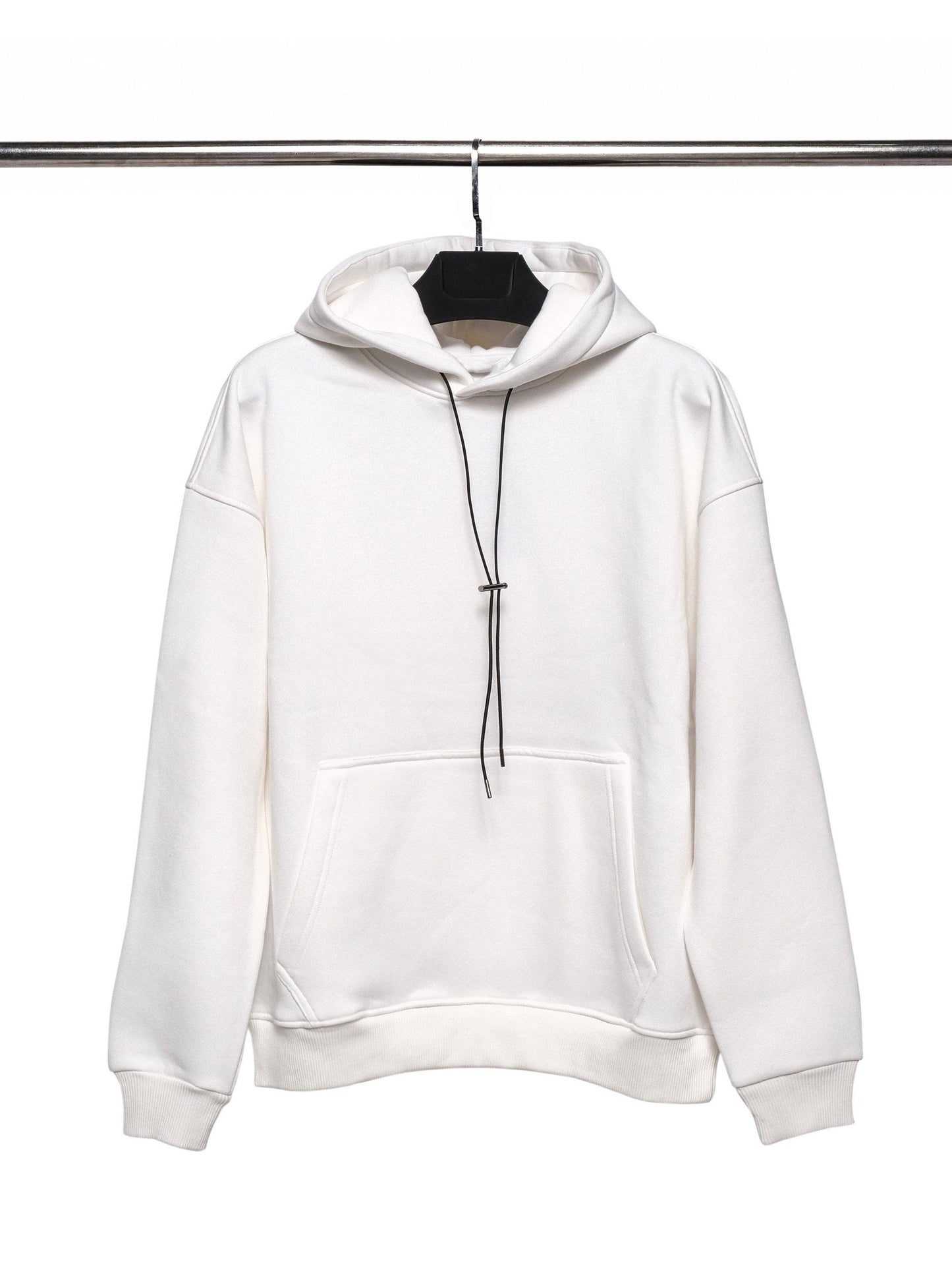 White Oversize Hoodie: M
