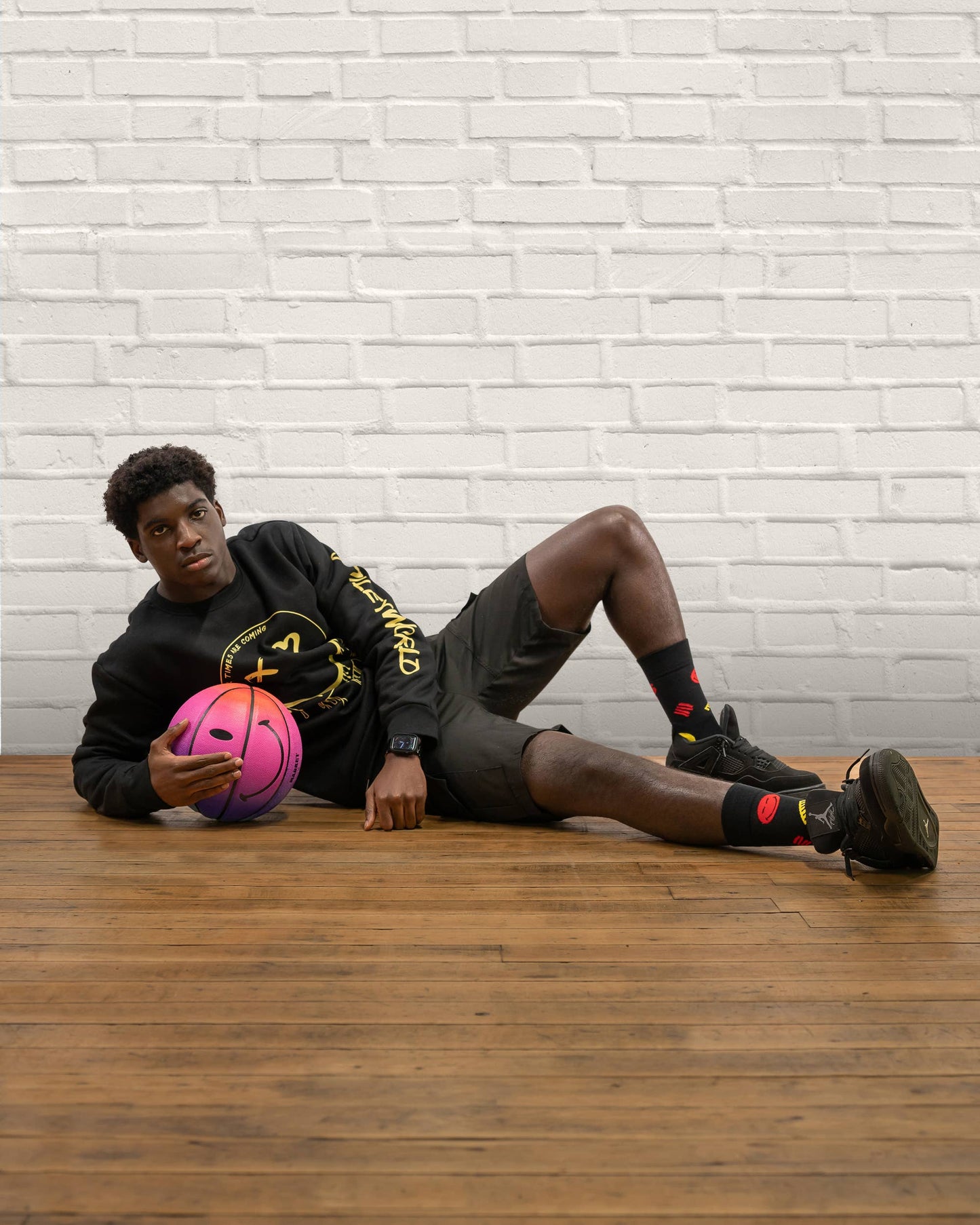 Adinkra SmileyWorld™ Afropop Socks: L